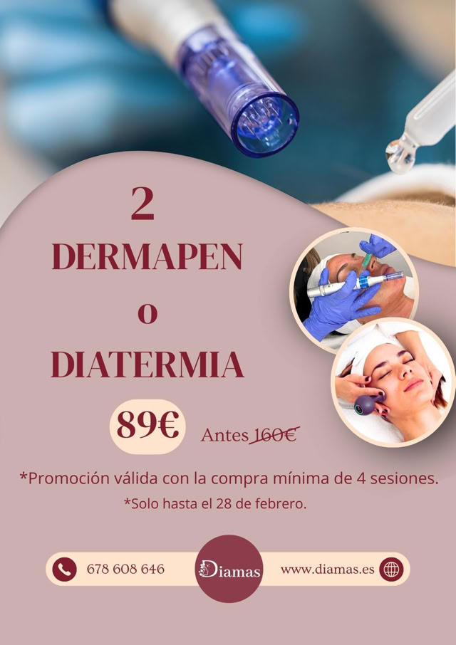 Dermapen Málaga  tratamiento Dermapen Málaga  microneedling Málaga  Dermapen facial Málaga  rejuvenecimiento con Dermapen  eliminar arrugas con Dermapen  tratamiento para acné y cicatrices Málaga  mejorar textura de la piel  cerrar poros abiertos Dermapen  tratamiento antiaging Málaga  Dermapen para manchas Málaga  Dermapen antes y después Málaga  cuántas sesiones Dermapen se necesitan  precio Dermapen Málaga  mejor clínica Dermapen Málaga  diatermia estética Málaga  tratamiento diatermia Málaga  radiofrecuencia estética Málaga  diatermia facial Málaga  diatermia corporal Málaga  reafirmar la piel sin cirugía  eliminar flacidez facial Málaga  tratamiento reafirmante corporal  mejorar circulación y drenaje  reducir celulitis Málaga